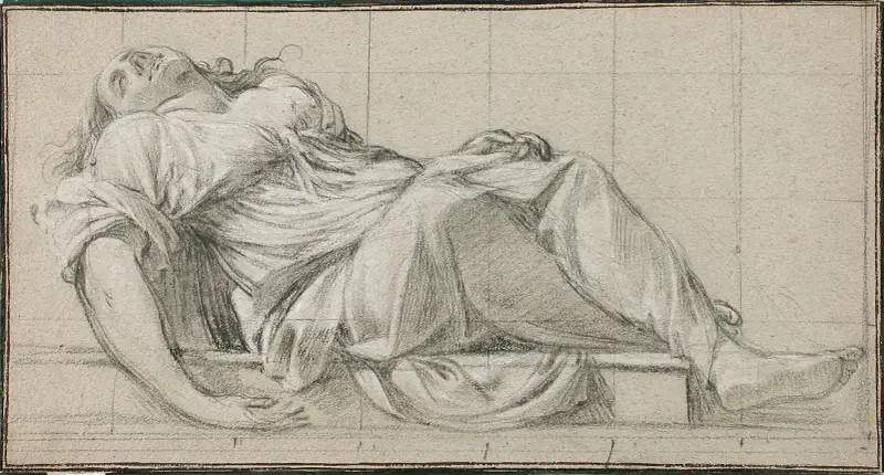 Reclining Model av Simon Vouet
