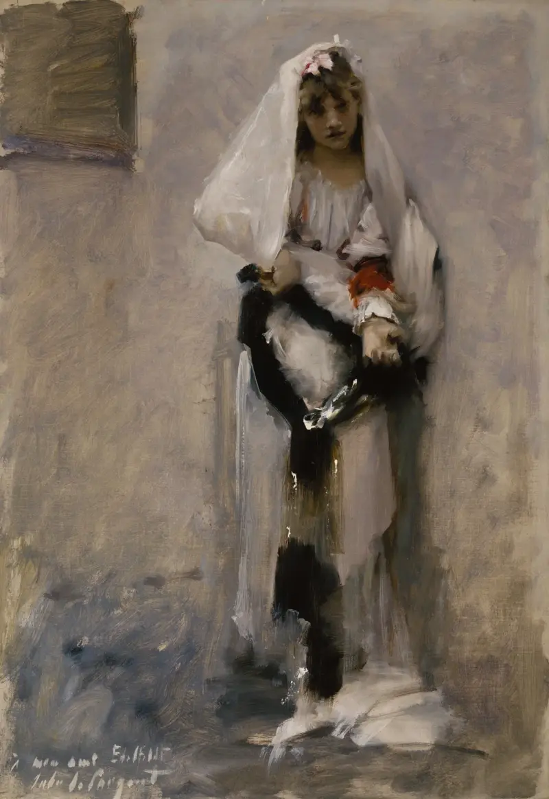 Ein Pariser Bettelmädchen von John Singer Sargent