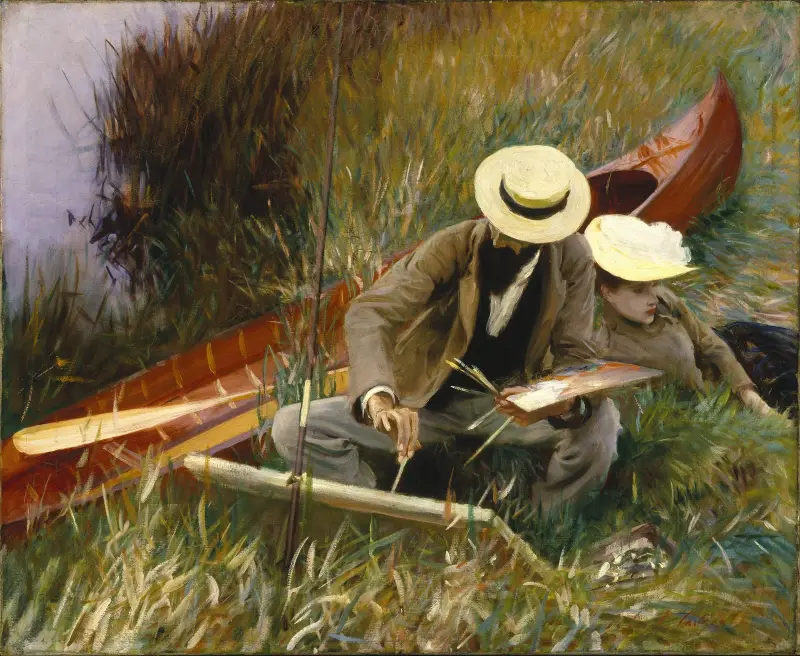 Eine Studie im Freien von John Singer Sargent