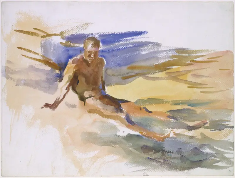 Bather, Florida av John Singer Sargent