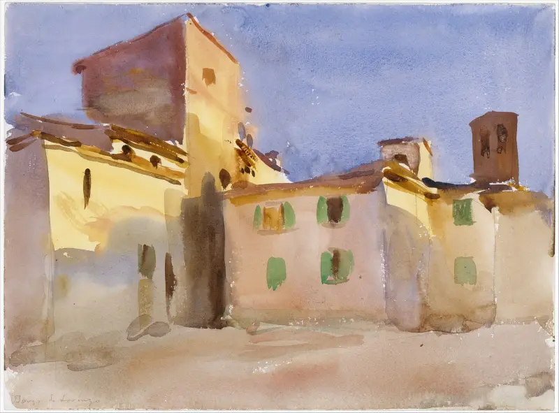 Borgo San Lorenzo, 1910 – nr 2 av John Singer Sargent