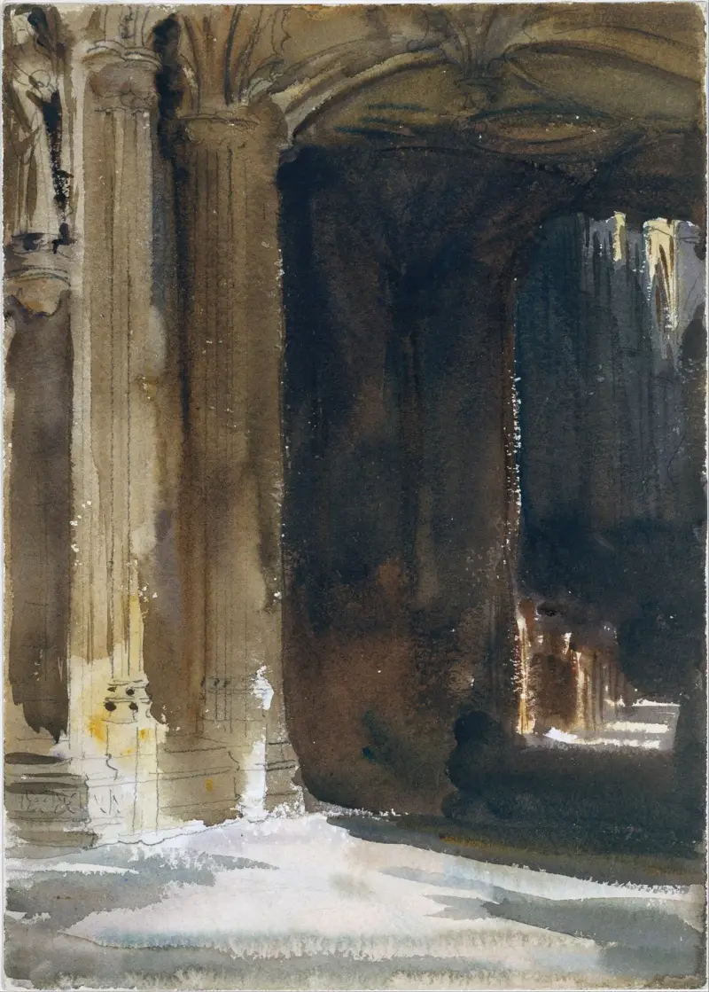Kathedraleninterieur von John Singer Sargent