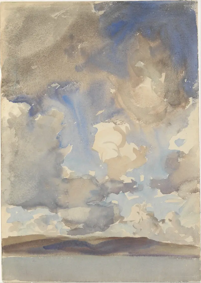 Clouds av John Singer Sargent