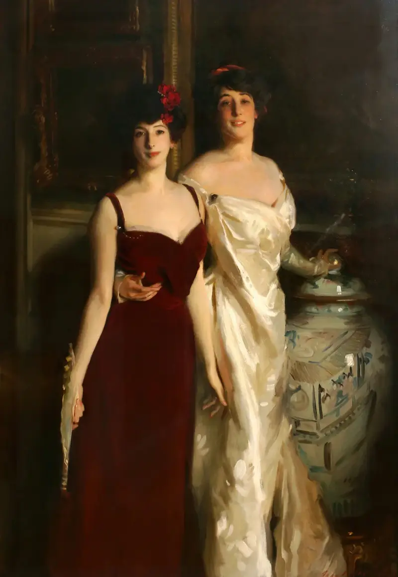 Ena och Betty, döttrar till Asher och fru Wertheimer av John Singer Sargent