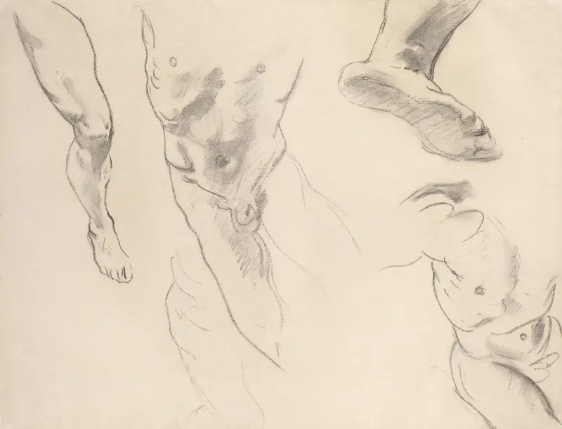 Studier av en naken yngling av John Singer Sargent