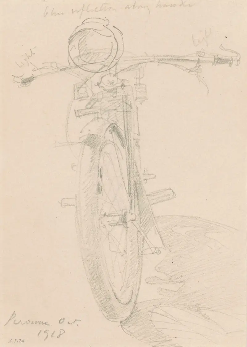 Motorcycle (recto), 1918 – nr 2 av John Singer Sargent