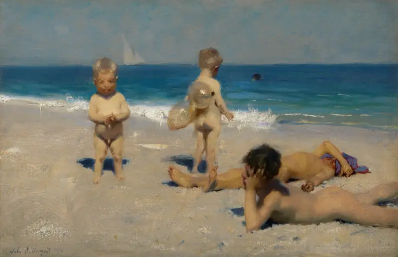 Neapolitańskie dzieci kąpiące się, John Singer Sargent