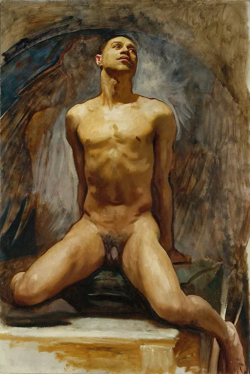 Aktstudie von Thomas E. McKeller von John Singer Sargent