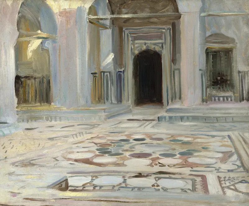 Dlažba, Káhira, John Singer Sargent
