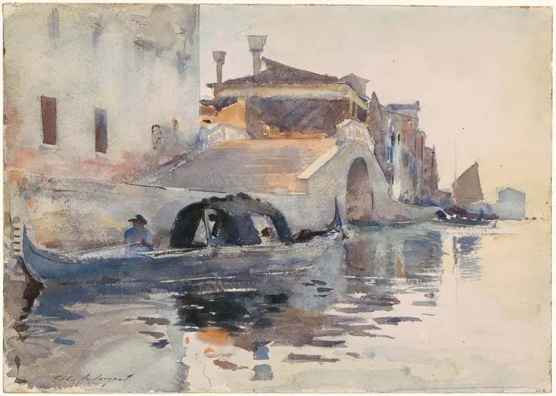 Ponte Panada, Fondamenta Nuove, Venedig av John Singer Sargent