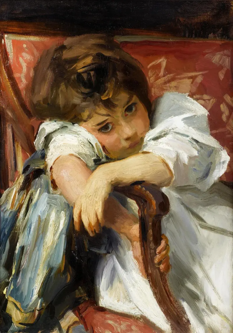 Porträtt av ett barn av John Singer Sargent