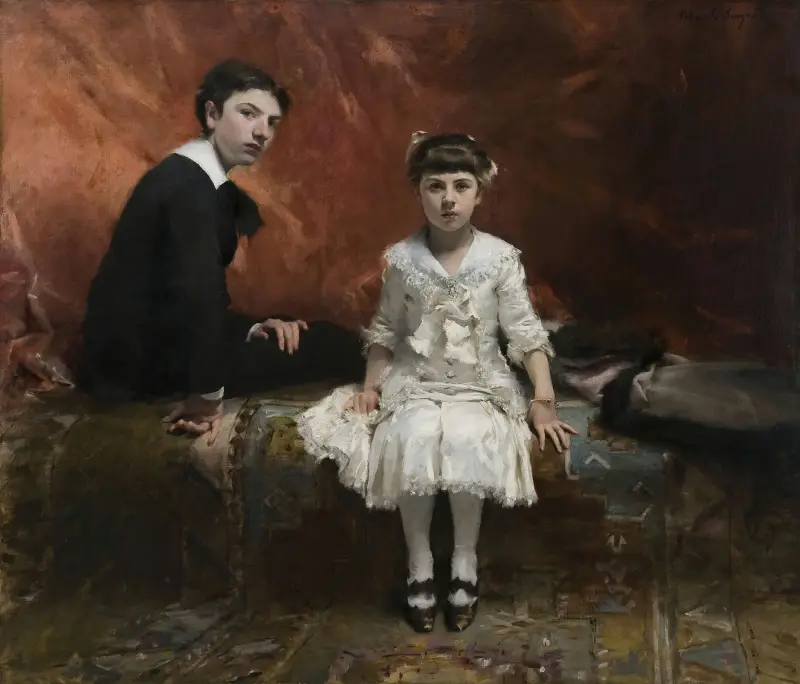 Porträtt av Édouard och Marie-Louise Pailleron av John Singer Sargent