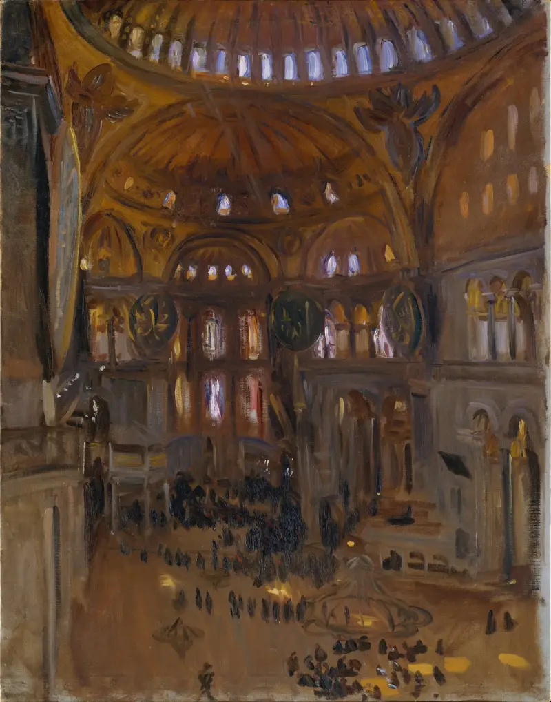 Santa Sofia av John Singer Sargent