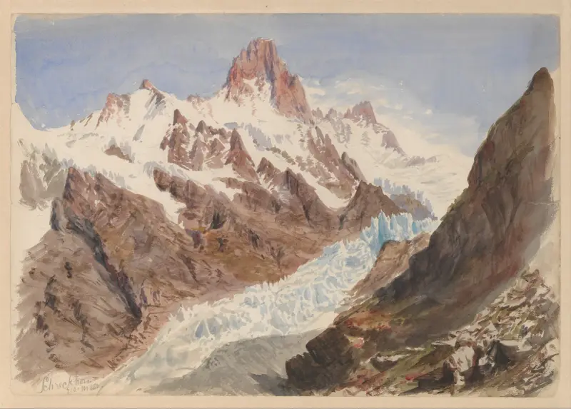 Schreckhorn, Eismeer, John Singer Sargent