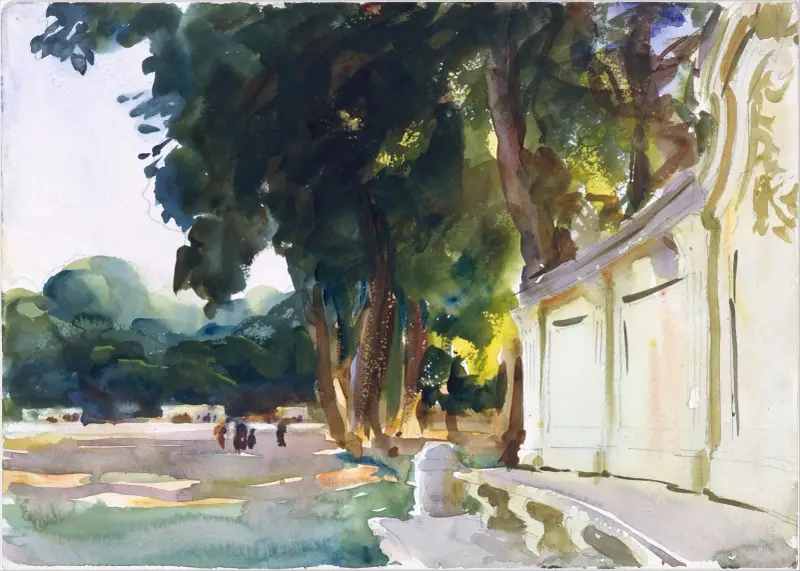 Spanish Midday, Aranjuez av John Singer Sargent