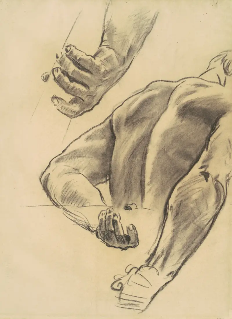 Studien für 'Das Jüngste Gericht' von John Singer Sargent