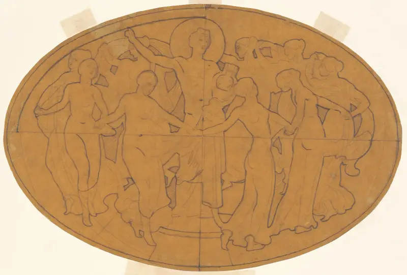 Study for ‘Apollo and the Muses’ av John Singer Sargent