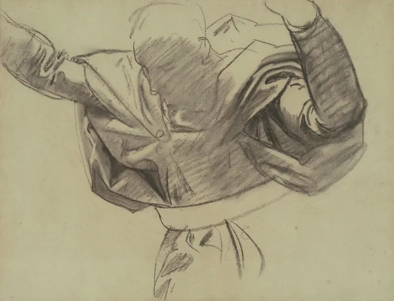 Studie till 'Herrens tjänarinna' av John Singer Sargent