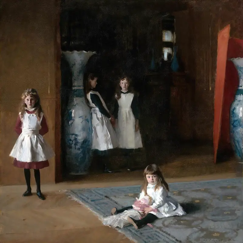 Edward Darley Boits döttrar av John Singer Sargent