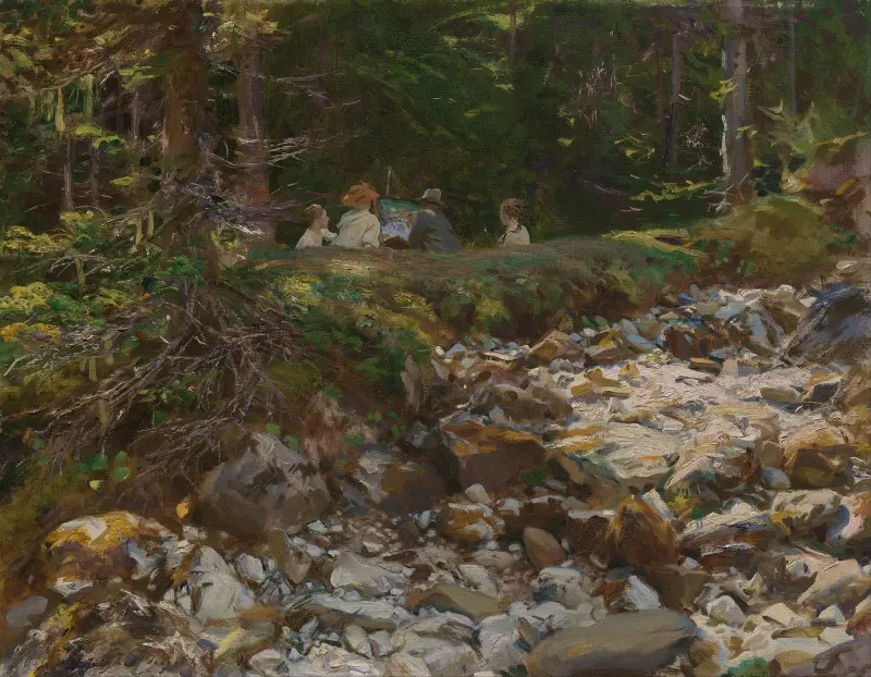 Mistr a jeho žáci, John Singer Sargent