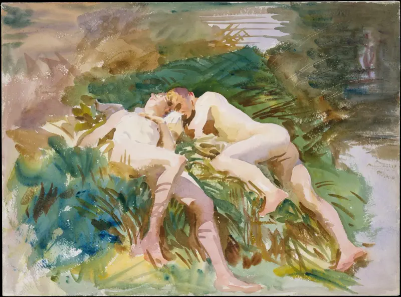 Tommies beim Baden von John Singer Sargent