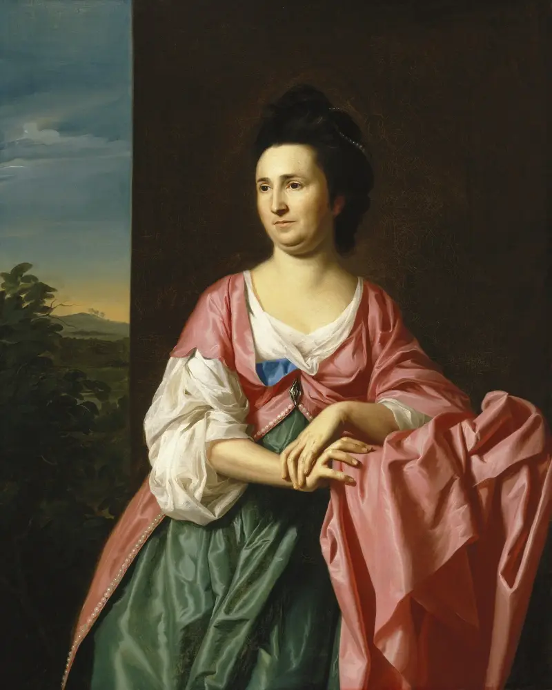Mrs. Sylvester Gardiner, född Abigail Pickman, tidigare Mrs. William Eppes av John Singleton Copley