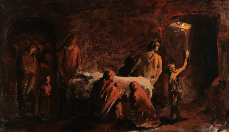 In den Katakomben von Anna Bilińska-Bohdanowicz