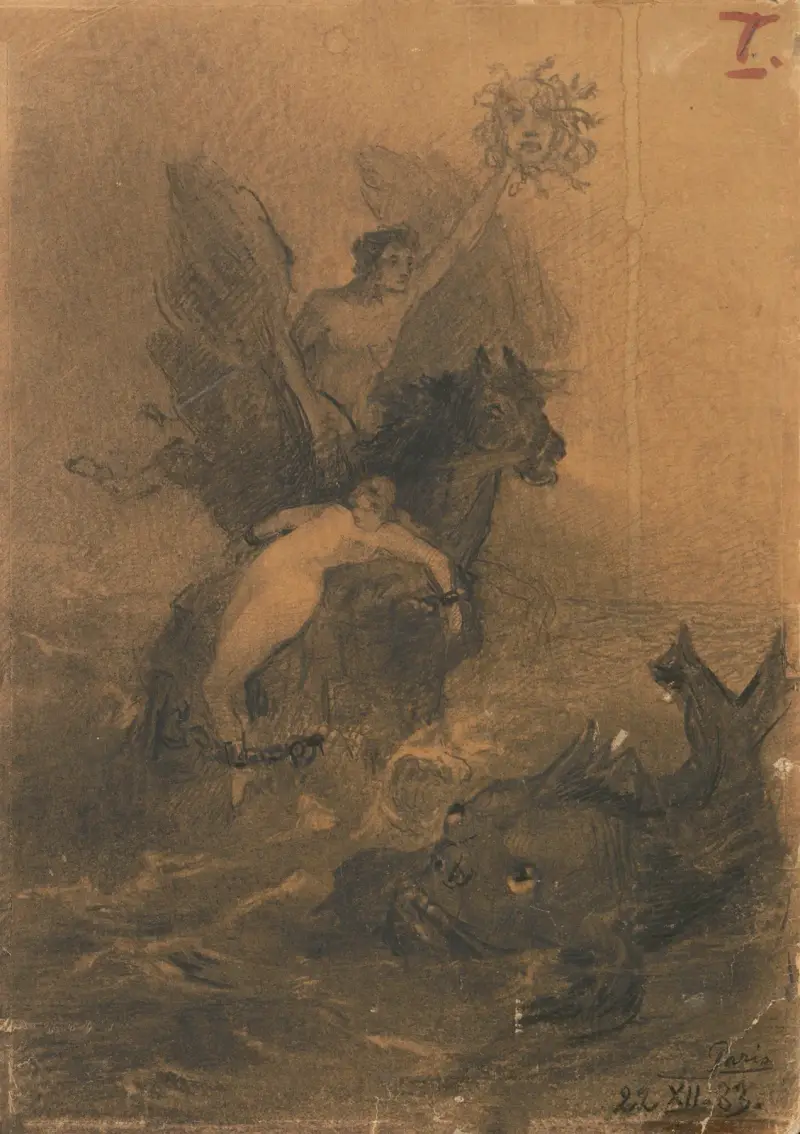 Perseusz uwalniający Andromedę, Anna Bilińska-Bohdanowicz