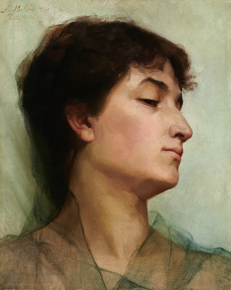 Studie ženské hlavy, Anna Bilińska-Bohdanowicz