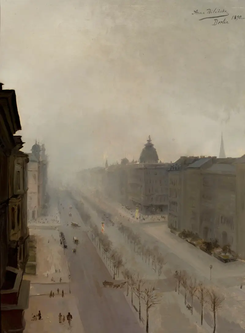 Unter den Linden in Berlin von Anna Bilińska-Bohdanowicz