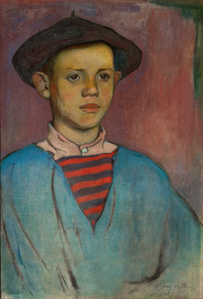 Portret młodego rybaka, Władysław Ślewiński