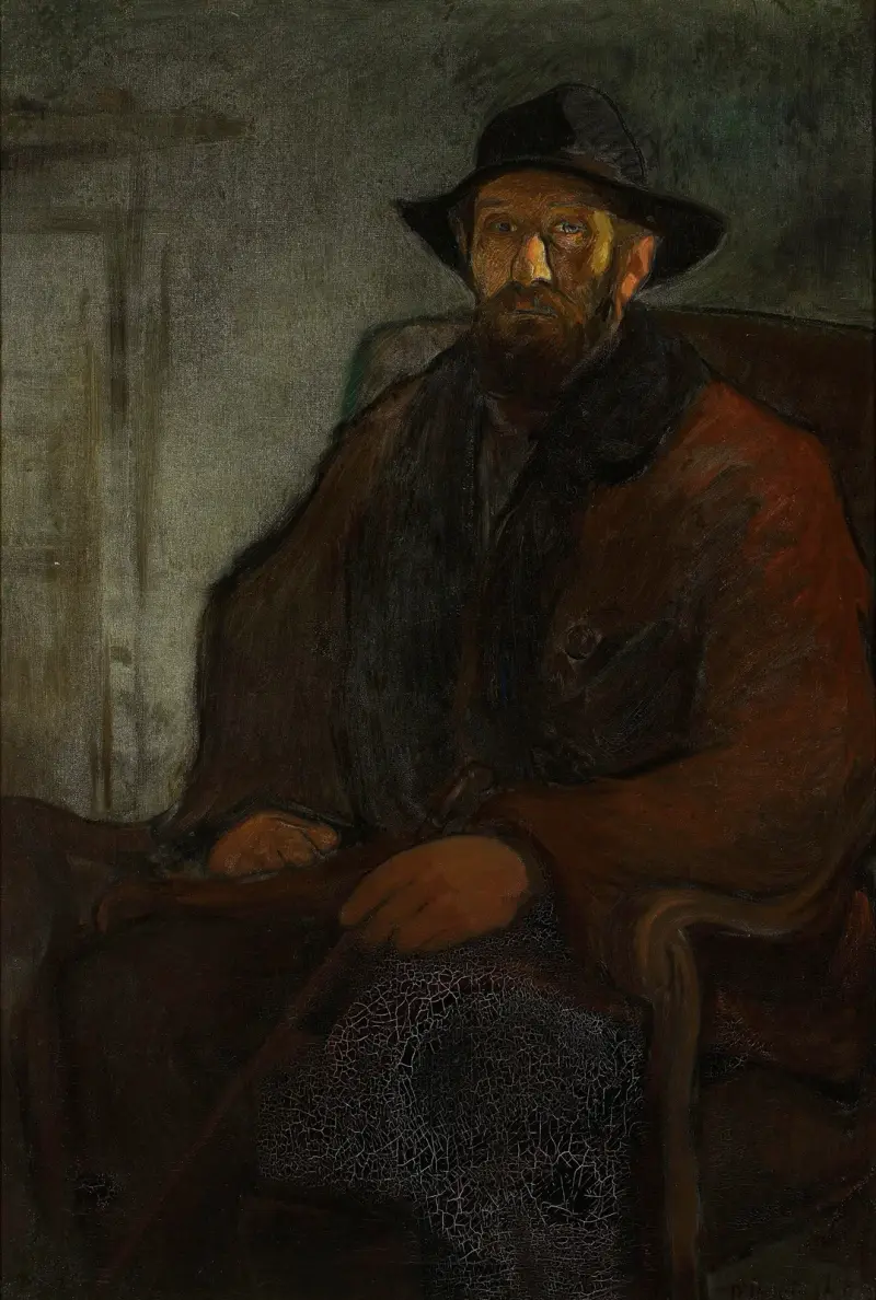Self-portrait av Władysław Ślewiński