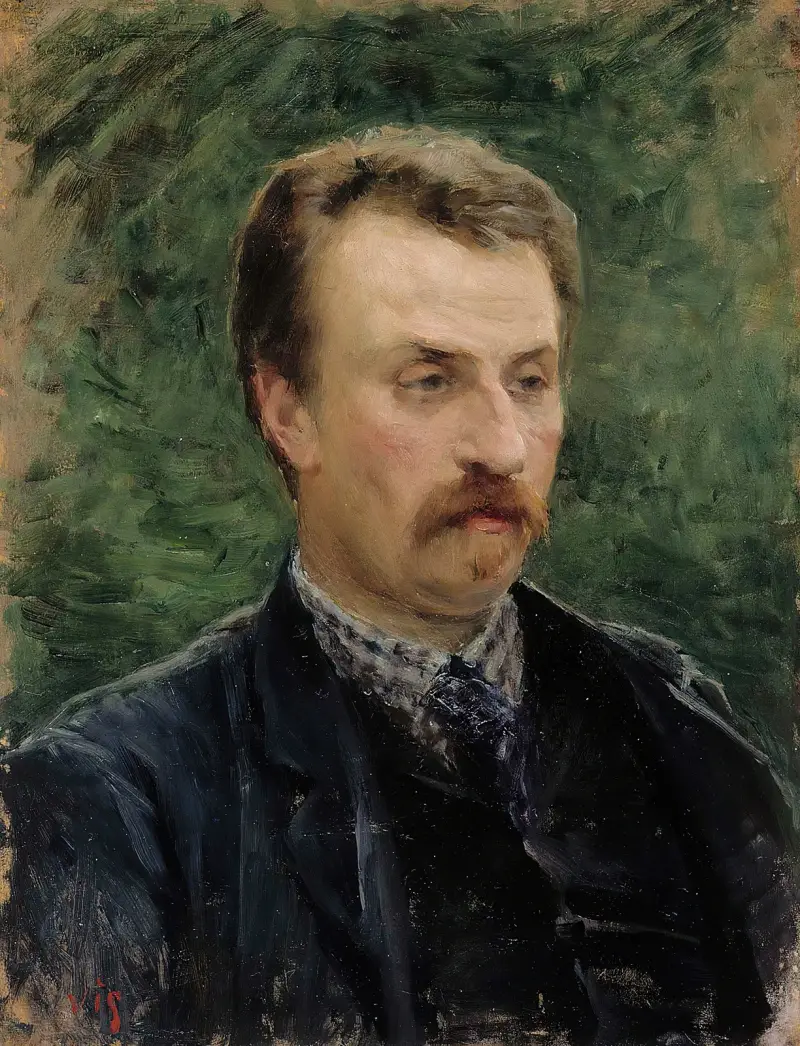 Porträtt av Juhani Aho, 1891 av Venny Soldan-Brofeldt