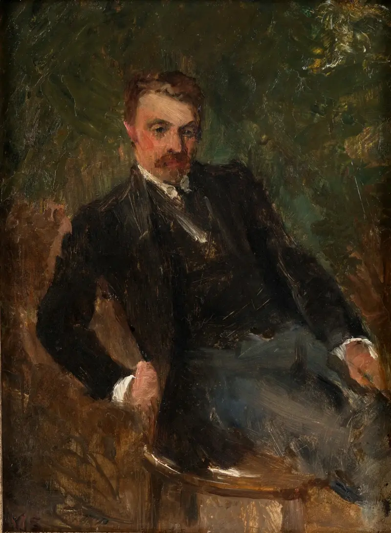 Portrait of Juhani Aho, 1890 av Venny Soldan-Brofeldt