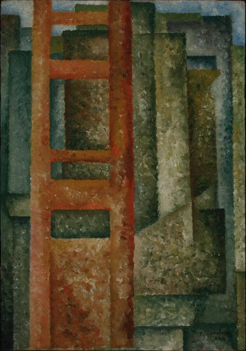 Pelas Janelas (Desdobramento – Intersecção) av Amadeo de Souza-Cardoso
