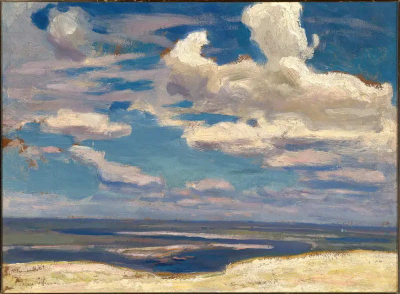 Wolke über dem Dnepr von Jan Stanisławski