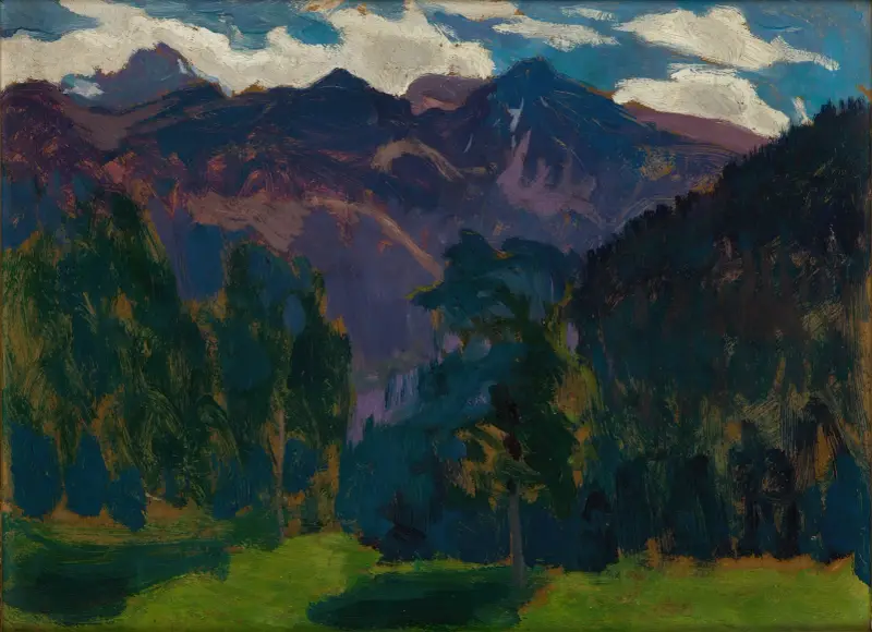 Landscape from the Tatra Mountains av Jan Stanisławski