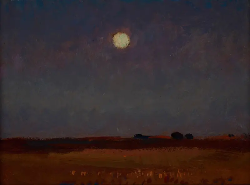 Moonlit Night av Jan Stanisławski
