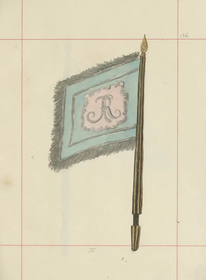Angriffs- und Verteidigungswaffen in Polen. Bd. 4, Glatte Gürtel, Verzierungen, Fahnen und Standarten, Taf. 117 von Boleslaw Starzyński