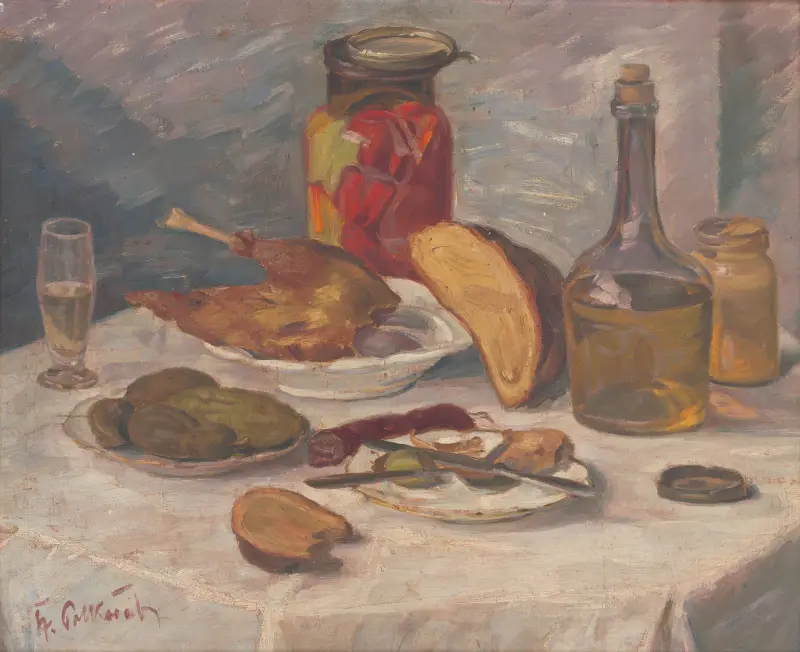 Banquet Still Life av Štefan Polkoráb