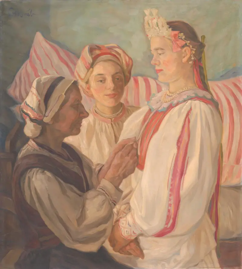 Braut aus Heľpa von Štefan Polkoráb