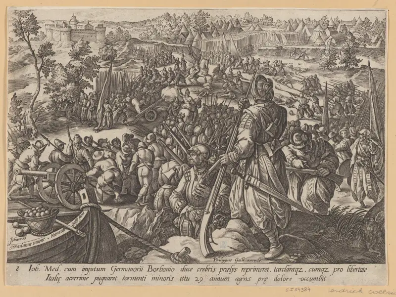 Der Tod des Giovanni de’ Medici von Jan van der Straet (Stradanus)