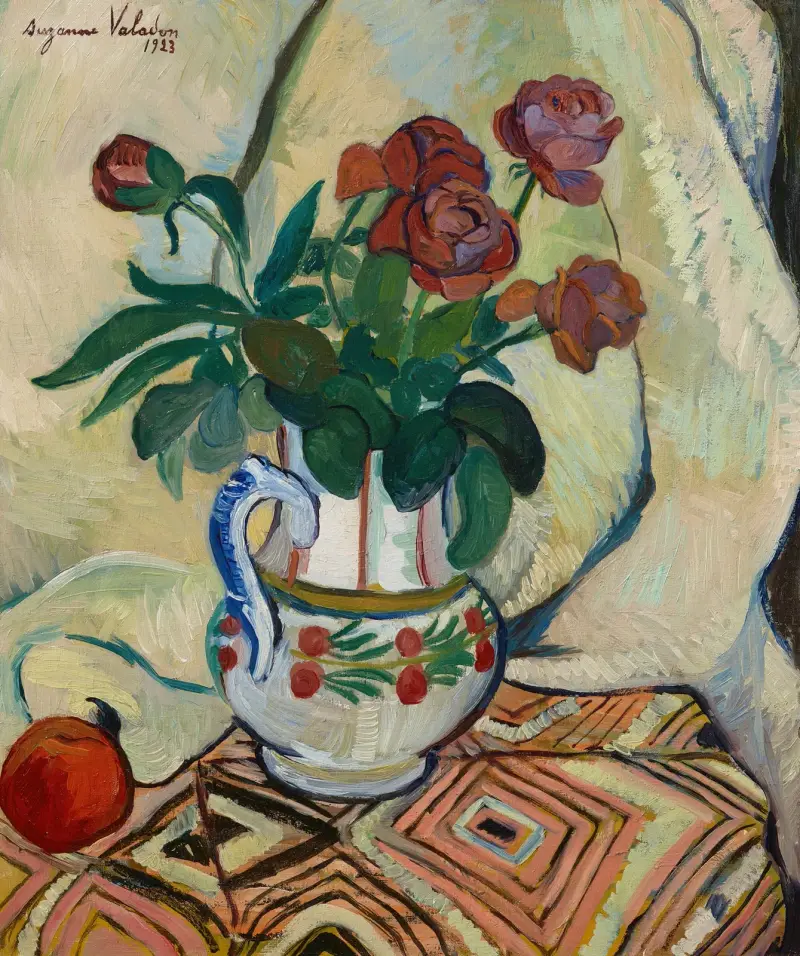 Kytice růží, Suzanne Valadon