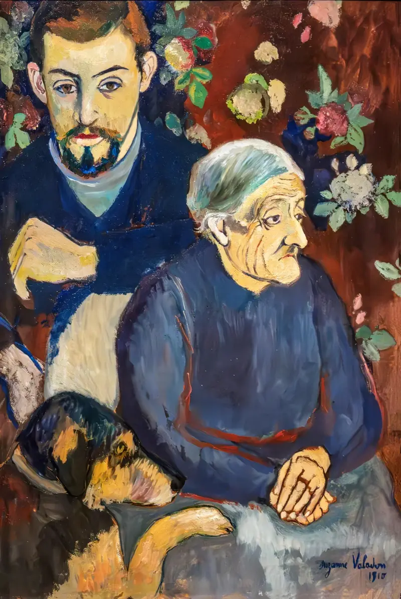 Mormor och barnbarn av Suzanne Valadon