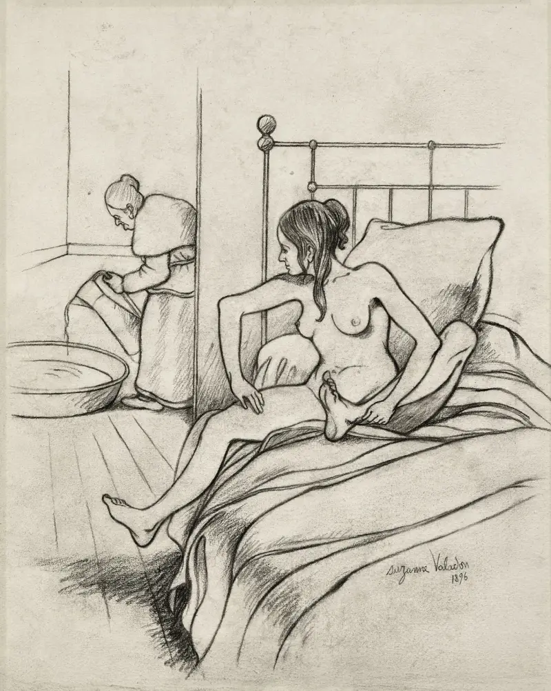 Jeune fille au tub av Suzanne Valadon