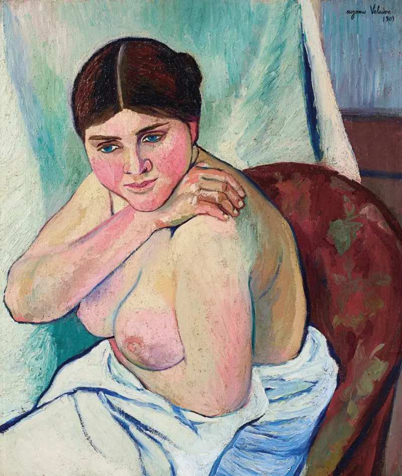 Juliette sitzend im Sessel von Suzanne Valadon