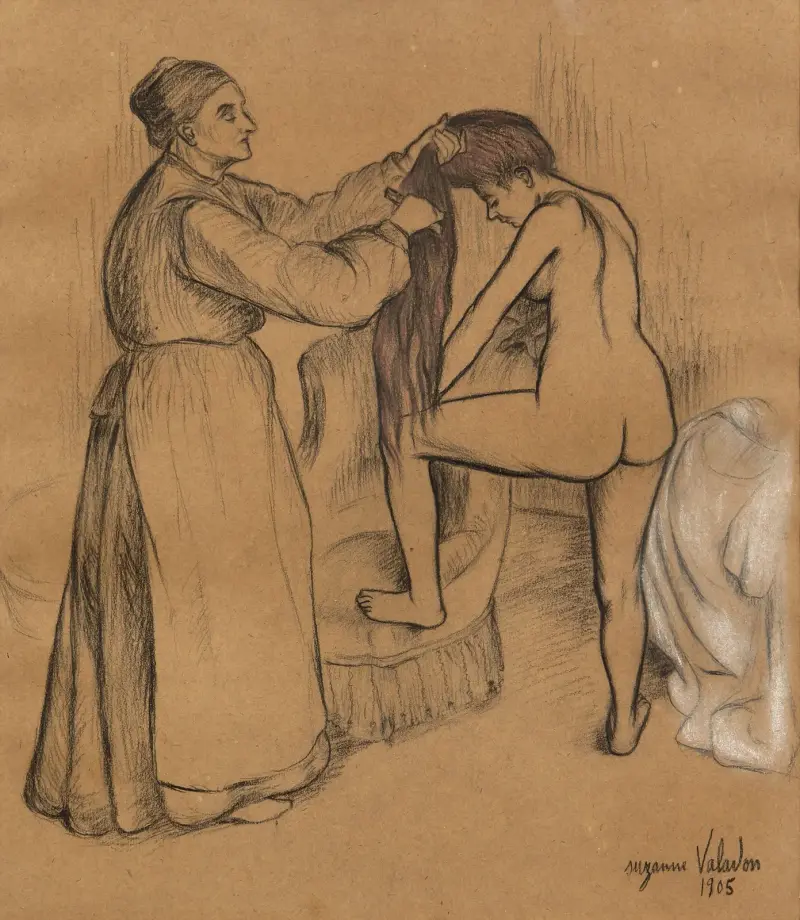 La coiffure av Suzanne Valadon