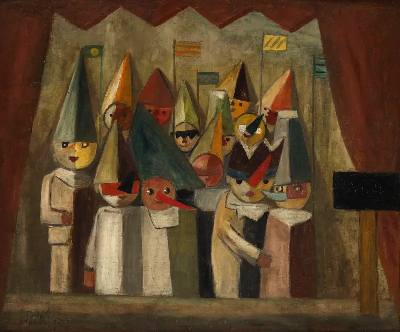 Kindertheater von Tadeusz Makowski