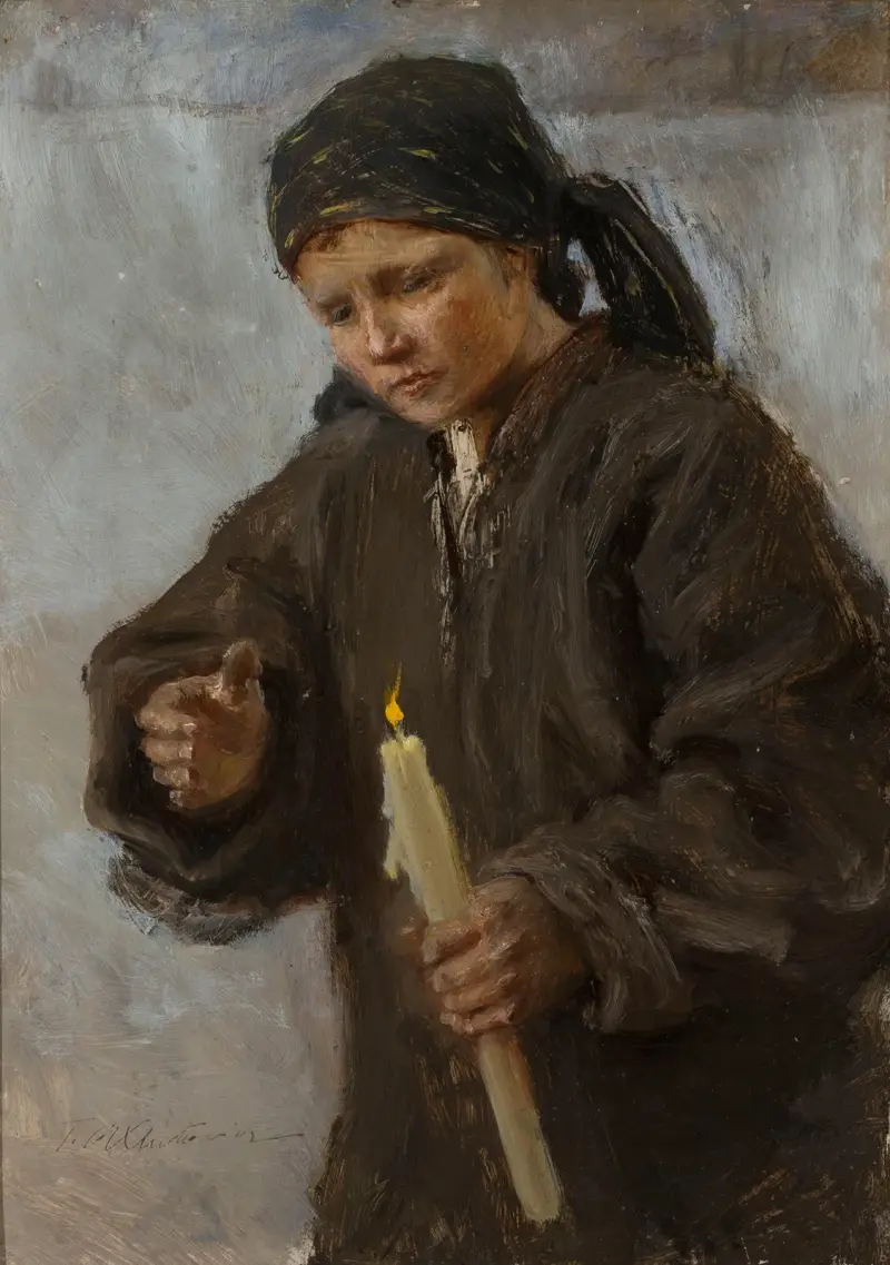 Ke Hromnicím, 1890, Teodor Axentowicz