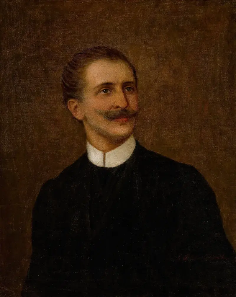 Porträtt av en man av Teodor Axentowicz